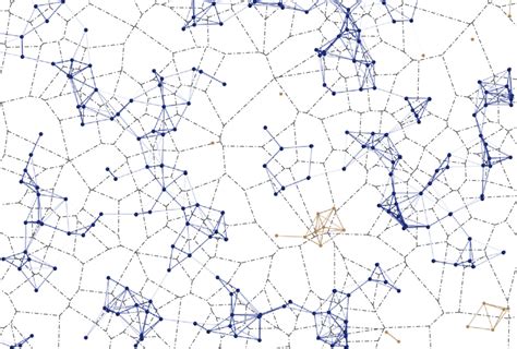 A Random Geometric Graph On R2 With The Voronoi Partition Generated By