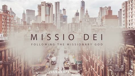 message “missio dei led by the spirit into mission” from rich villodas new life east