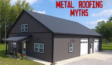 Metal Roofing Myths Ramco Metal Roofing And Buildings Indiana