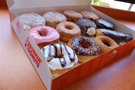 25% less sugar, fat, saturated fat or sodium than comparable fare, and/or contain an ingredient that is nutritionally beneficial. Dunkin' Donuts Menu Prices | Fastfoodmenuprice.com