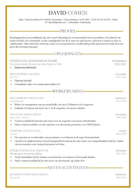 Gratis Cv Voorbeelden Te Gebruiken Voor Een Succesvolle Sollicitatie