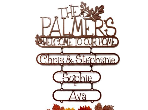 24 family last name monogram sign, mr and mrs sign, metal monogram door hanger, custom family sign, monogram sign shipping costs $8.99 for shipping within the us and $19.99 for shipping to canada and the uk. Buy Hand Crafted Custom Family Name Metal Sign And Child ...