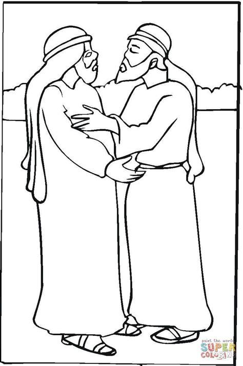 Isaac And Rebekah Coloring Pages Clowncoloringpages