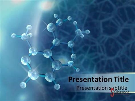 A Wonderful Template For Presentation On Subjects Moleculestructure