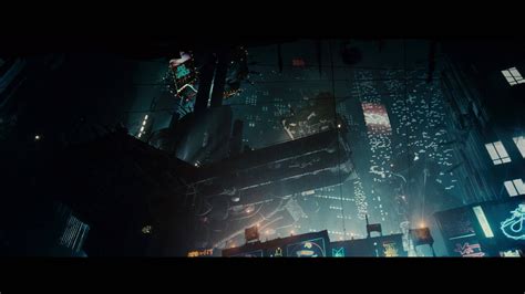 Download A Futuristic Landscape In 2049 Los Angeles As Seen In Blade Runner Wallpaper