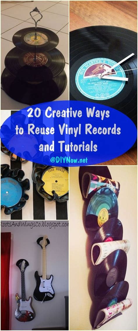 20 Creative Ways To Reuse Vinyl Records And Tutorials Vinyl Record