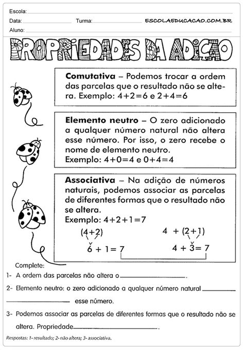 Atividades Propriedade Da Multiplicação