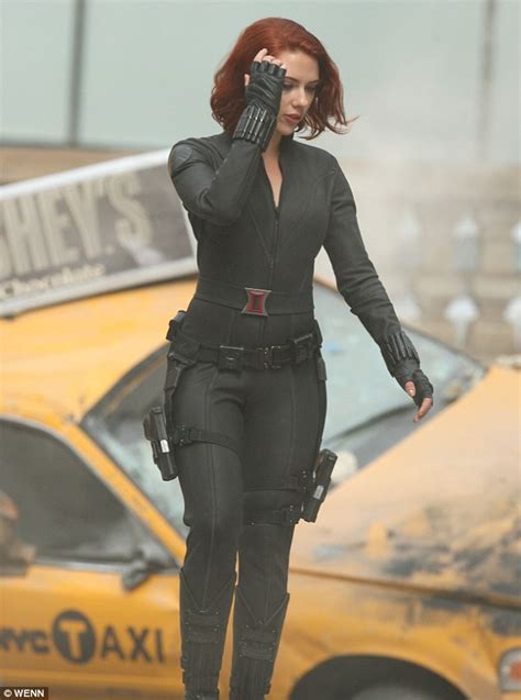 Scarlett Johansson Returns To Form In Skintight Avengers Costume