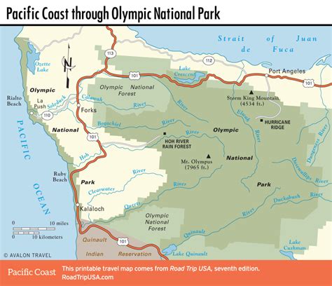 Pacific Coast Route Through Washington State Road Trip Usa
