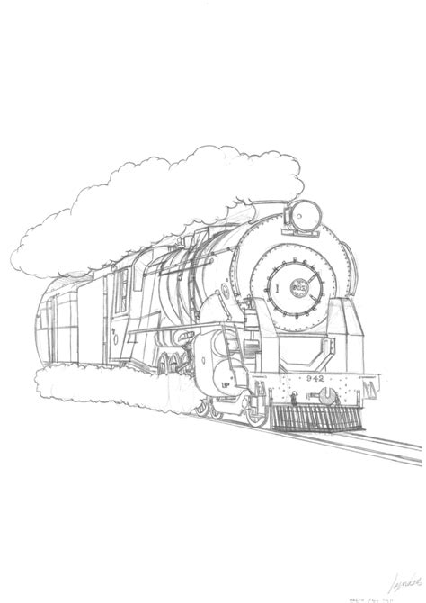 Flying Scotsman Colouring Pages Page 2 Sketch Coloring Page