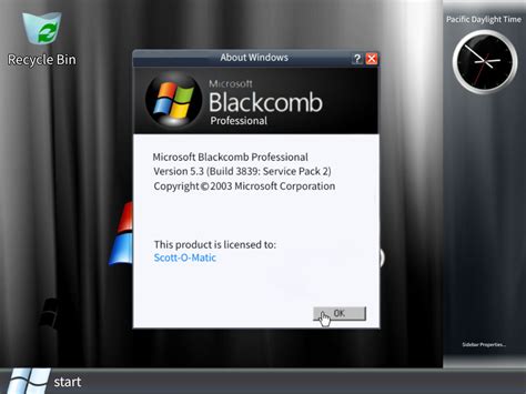 Windows Blackcomb And Winver By Scott O Matic On Deviantart