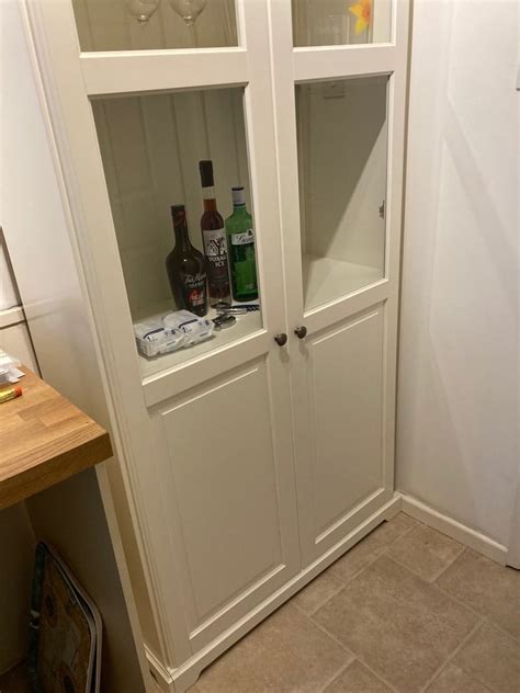Ikea Liatorp Bookcase With Glass Doors In Burntwood Staffordshire