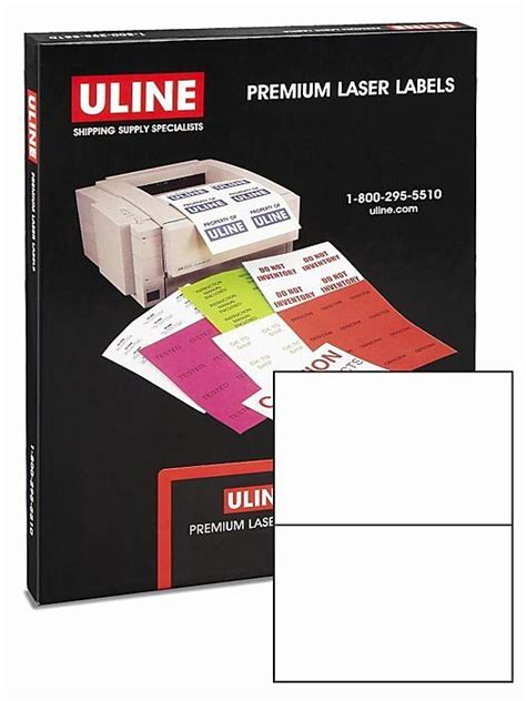Uline Laser Label Template