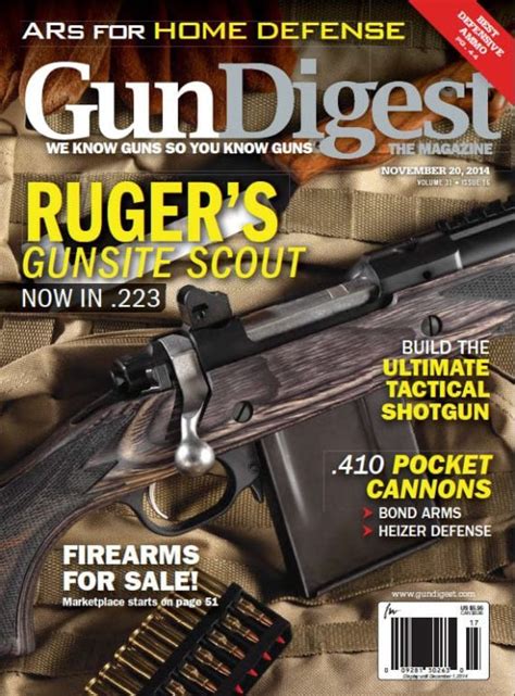 Gun Digest The Magazine Nov 20 2014 Digital Issue Gundigest Store