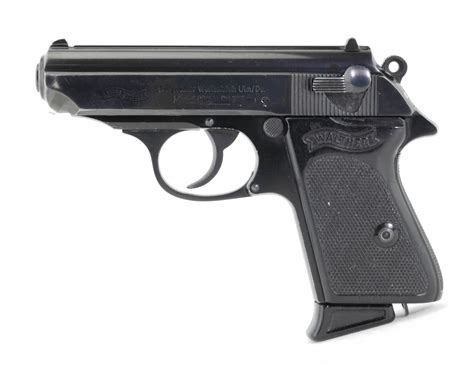 W German Walther Ppk L 32 Acp Caliber Pistol For Sale