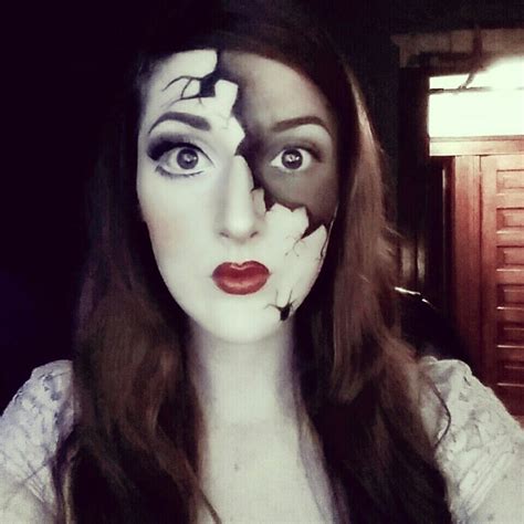 Halloween Broken Porcelain Doll Makeup Check Out My Youtube Channel