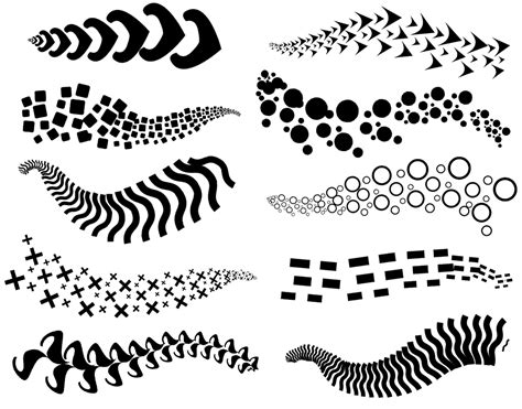 Photoshop Pattern Brushes Borders And Lines From