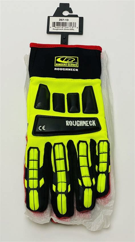 Ringers 267 Roughneck Work Gloves Impact Cut Slip Resistant Glove