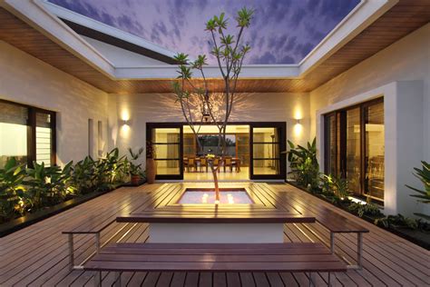 Interior Courtyard House Designs Kalimantan Info
