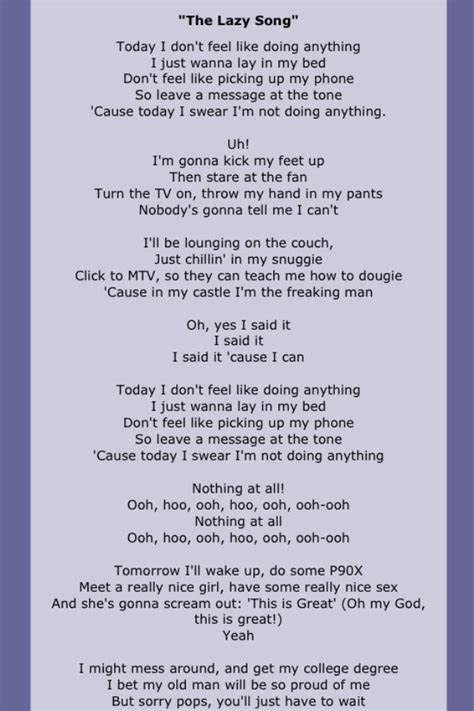 Bruno Mars Song Lyric Quotes Great Song Lyrics Bruno Mars Songs Lyrics