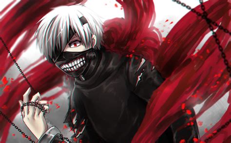 Tokyo ghoul tells the nightmarish story of ken kaneki, a high schooler that finds himself being attacked by a flesh eating ghoul, surviving the assault, and becoming something of a ghoul himself. Kaneki Tokyo Ghoul by KurosakiSasori-kun on DeviantArt