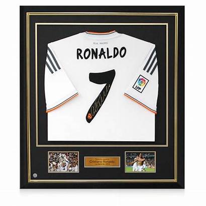 Ronaldo Signed Shirt Cristiano Framed Deluxe Madrid