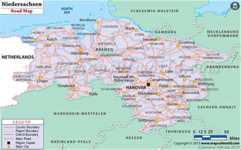 This is my genealogy page with royal and noble family trees, including lists of rulers of many european countries. Niedersachsen Road Map | Germany map, Germany, Print images