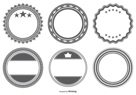 Blank Vector Badge Shapes Svg Ai Eps Uidownload