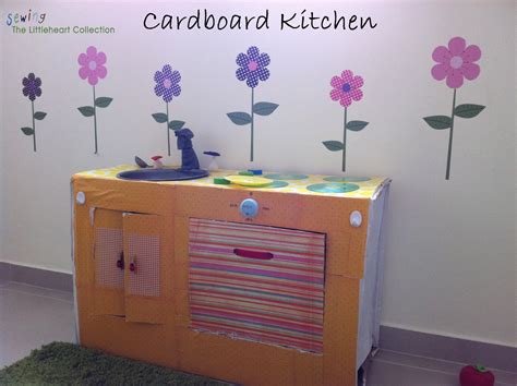 I really enjoy making this project and the kids had so much fun! Sewing The Littleheart Collection: Cardboard Kitchen
