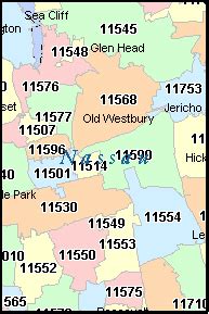 Map of babylon, new york zip codes; OCEANSIDE New York, NY ZIP Code Map Downloads