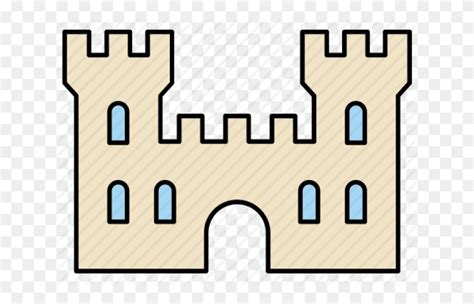 Fortress Clipart Medieval Castle Wall Building Text Factory Hd Png