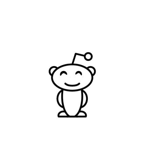 Reddit Icon Black And White Reddit Logo Icon Of Flat Style Available