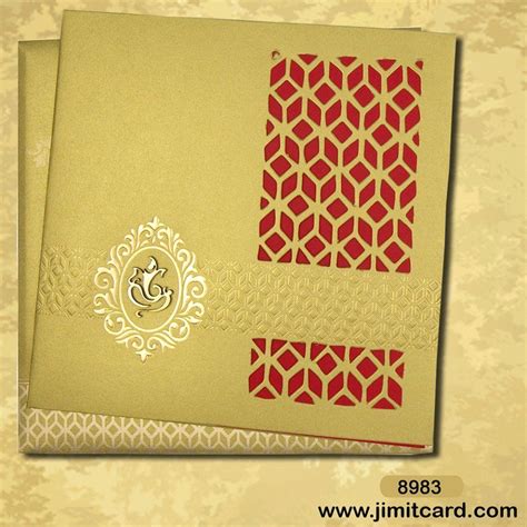 Wedding cards are an important accessory in the overall wedding preparation. Red and Golden are the traditional #weddingcard colours ...