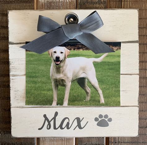 Personalized Dog Frame Dog Lovers Frame Etsy Personalized Dog