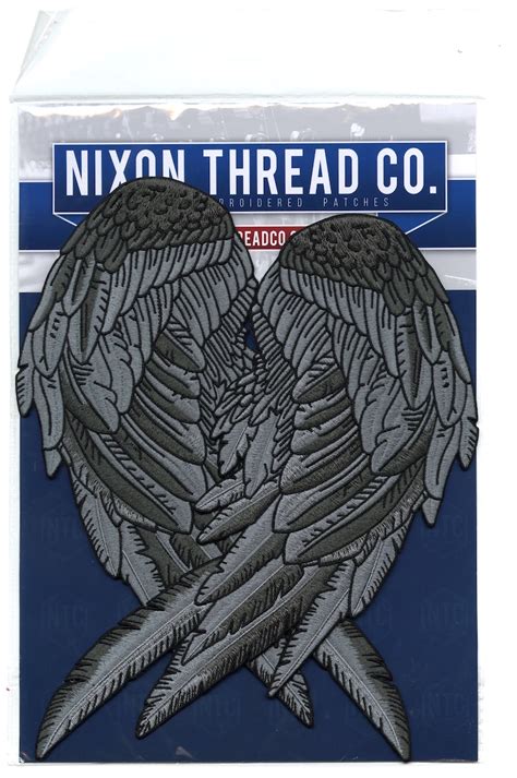 12 Angel Wing Patches Embroidered Iron On Large 2pc Etsy