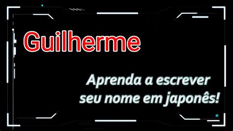 Escreva Seu Nome Em Japones