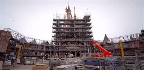 Sleeping Beauty Castle Refurbishment Begins At Disneyland Paris Castle