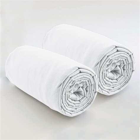 Comparatif des meilleurs draps housse matelas épais de 2021. Double drap housse spécial matelas double uni Coton Blanc ...
