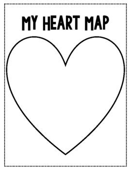 Blank Heart Map