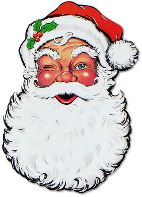 Santa Face Cartoon