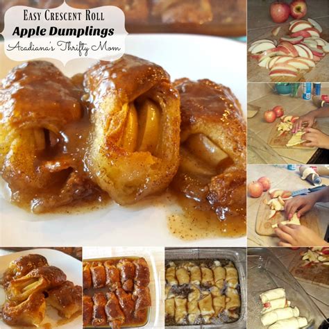 easy crescent roll apple dumplings