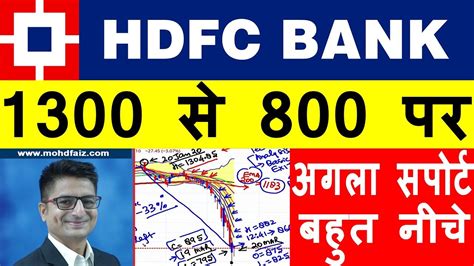 Its today's share price is 1440.7. HDFC BANK SHARE PRICE TODAY |1300 से 800 पर | HDFC SHARE ...