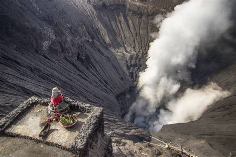 Mount Bromo Ganeshan East Java Scene Art Strange Places Gods And