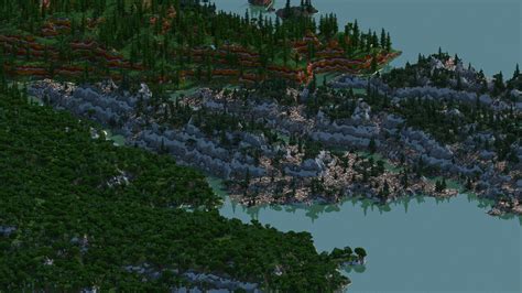 Сovered River 5000x5000 Custom Terrain Minecraft Map