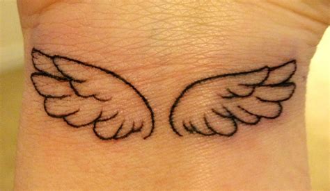 Angel Wings Wrist Tattoos Infinity Tattoo Tattoos