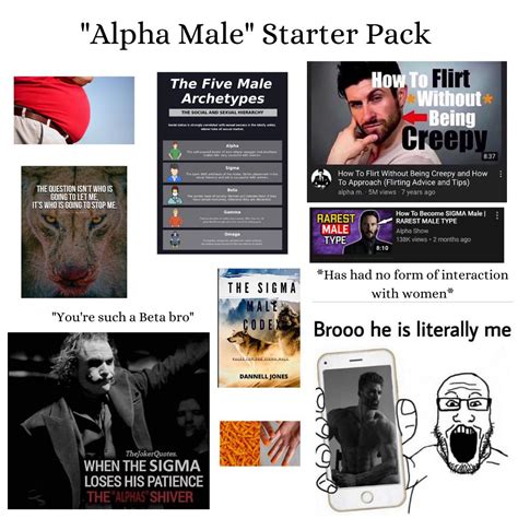 Alpha Male Starter Pack R Starterpacks