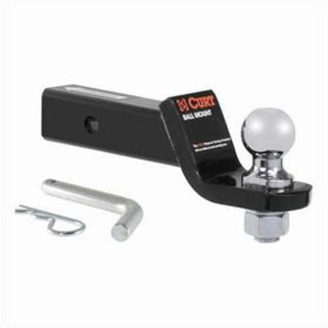 Curt Trailer Hitch Mount With Inch Ball Pin Fits In Receiver Lbs Drop