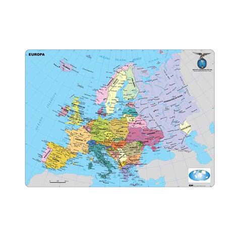 Europa PolÍtico Geoservice Mapas Y Didácticos