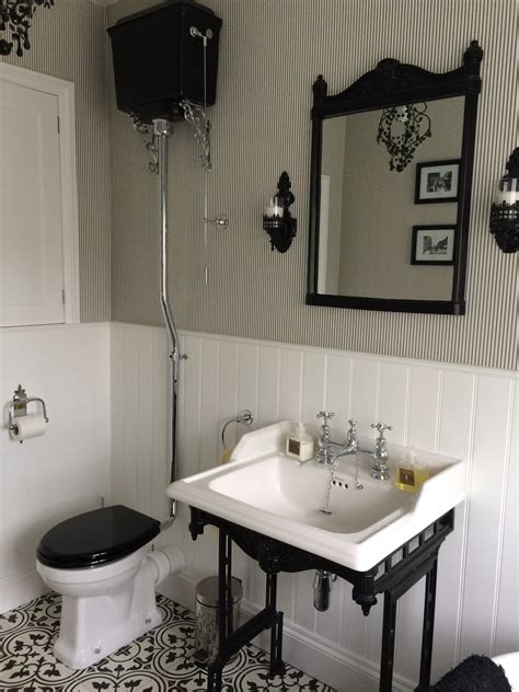 Image Result For Black White Edwardian Bathroom Downstairs Bathroom