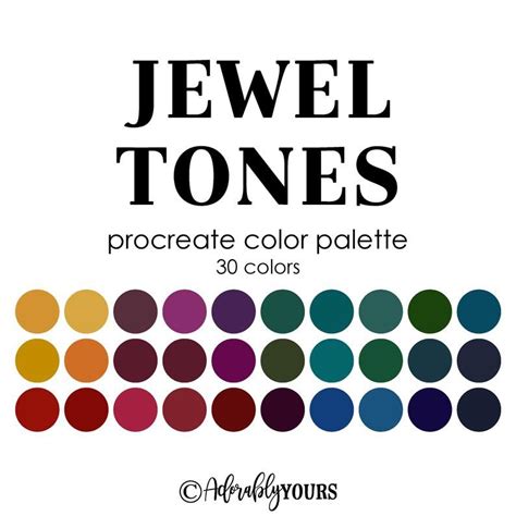 Jewel Tones Color Palette Clothing Warehouse Of Ideas
